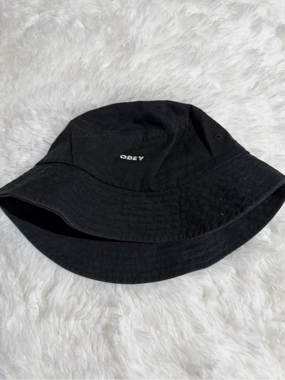 Obey Black Bucket Hat - Classic Logo hats caps